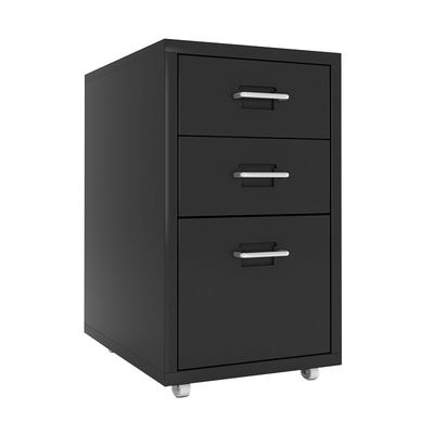 خزانة تخزين للمكياج من KD Structure Black Movable 3 درج