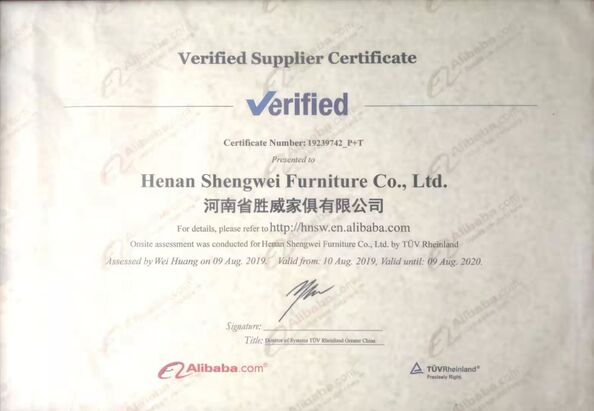 الصين Luoyang Metaniture Trading Co., Ltd. الشهادات
